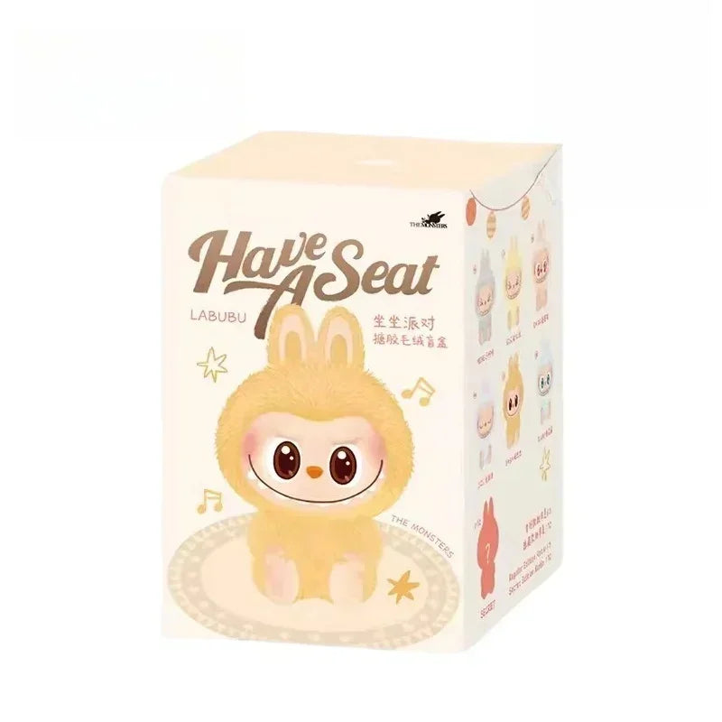 Kawaii Monsters Labubu Have A Seat Series – High-Quality Vinyl Face Doll Keychain