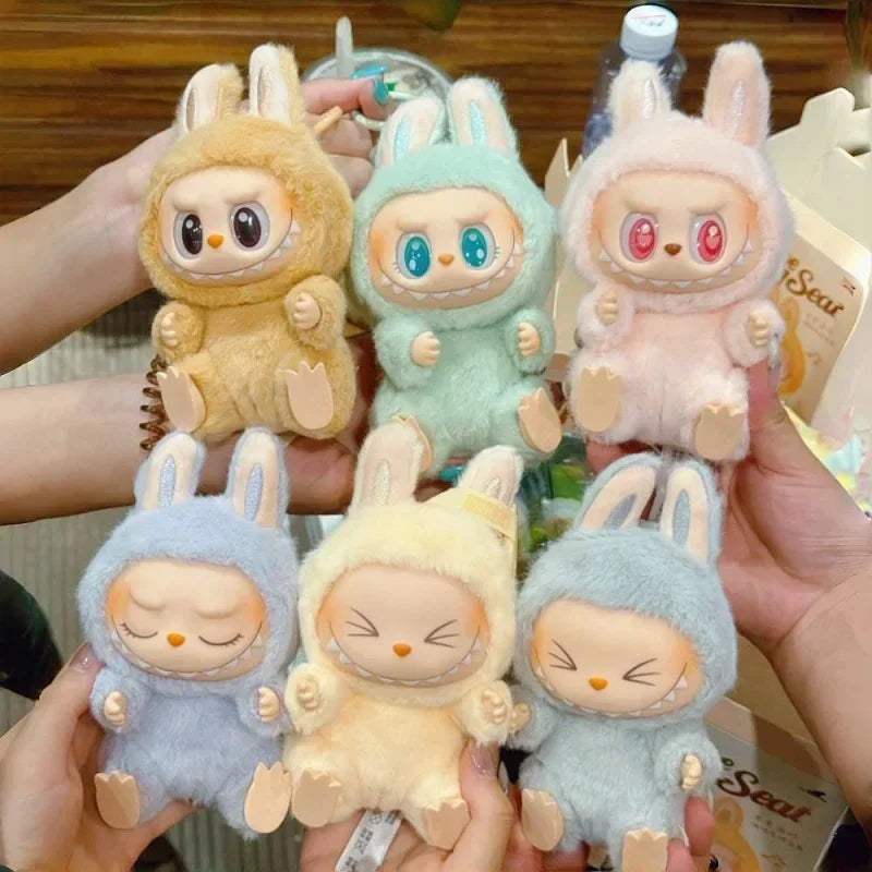 Kawaii Monsters Labubu Have A Seat Series – High-Quality Vinyl Face Doll Keychain